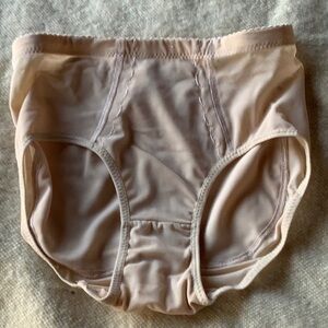 Padded beige sheer panties.